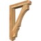 Ekena Millwork Balboa Arts and Crafts Rough Sawn Bracket w/ Offset Brace, Western Red Cedar, 6"W x 30"D x 42"H BKT0604X30X42BOA03RWR - alternate 1
